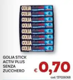 Vivo Supermercati Golia stick activ plus senza zucchero offerta