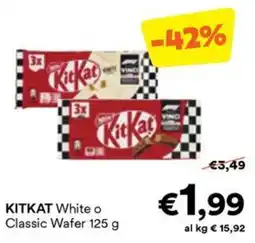 Unes KITKAT White o Classic Wafer offerta