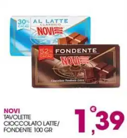 Rosa Cash Novi Tavolette Cioccolato Latte/Fondente offerta