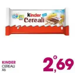 Rosa Cash Kinder Cereali offerta