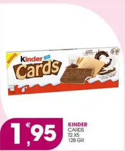 Rosa Cash Kinder Cards offerta
