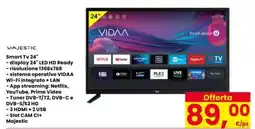 Interspar Smart Tv 24" Majestic offerta