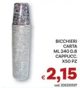 Vivo Supermercati Bicchieri carta offerta