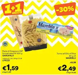 Unes Pasta di Gragnano IGP GAROFALO offerta