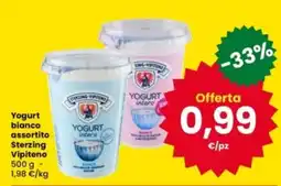 Interspar Yogurt bianco assortito Sterzing Vipiteno offerta
