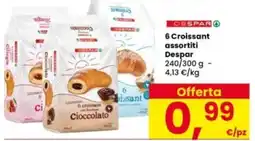 Interspar 6 croissant con farcitura Cioccolato Despar offerta