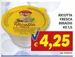 Vivo Supermercati Ricotta fresca Biraghi offerta