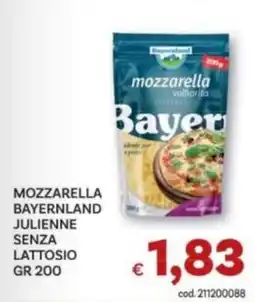 Vivo Supermercati Mozzarella bayernland julienne senza lattosio offerta