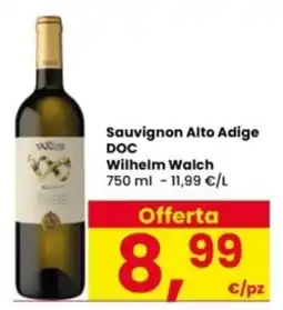 Interspar Sauvignon Alto Adige DOC Wilhelm Walch offerta
