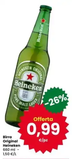Interspar Birra Original Heineken offerta