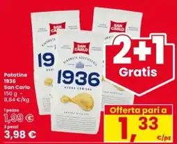 Interspar Patatine 1936 San Carlo offerta