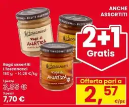 Interspar Ragù assortiti I Toscanacci offerta