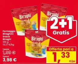 Interspar Formaggio Biraghi Snack Biraghi offerta