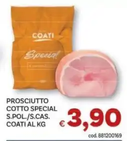 Vivo Supermercati Prosciutto cotto special Coati offerta