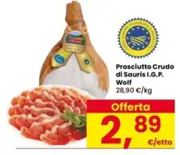 Interspar Prosciutto Crudo di Sauris I.G.P. Wolf offerta