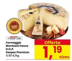 Interspar Formaggio Montasio fresco D.O.P. Despar Premium offerta