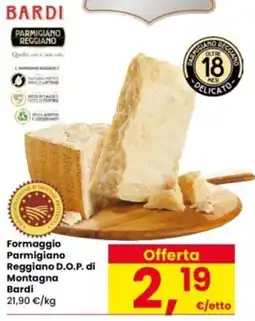 Interspar Formaggio Parmigiano Reggiano D.O.P. di Montagna Bardi offerta