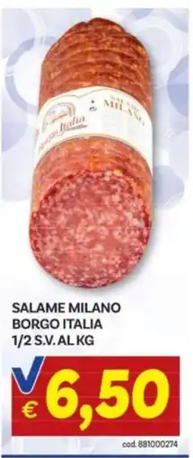 Vivo Supermercati Salame Milano Borgo Italia offerta