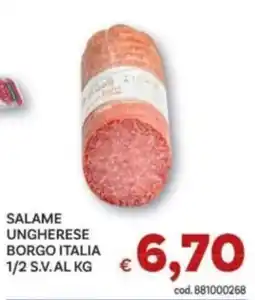 Vivo Supermercati Salame ungherese Borgo Italia offerta