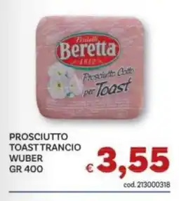 Vivo Supermercati Prosciutto Cotto per Toast Beretta offerta