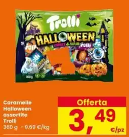 Interspar Caramelle Halloween assortite Trolli offerta