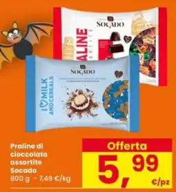 Interspar Praline di cioccolato assortite Socado offerta