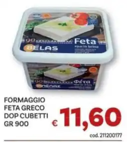 Vivo Supermercati Formaggio feta greco dop cubetti Belas offerta