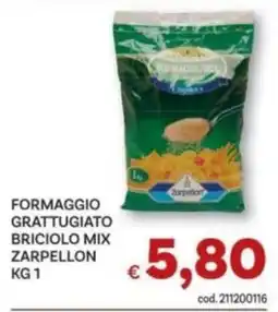Vivo Supermercati Formaggio grattugiato briciolo mix Zarpellon offerta
