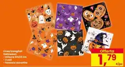 Interspar Linea tovaglioli Halloween offerta