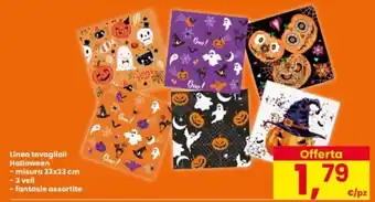 Linea tovaglioli Halloween