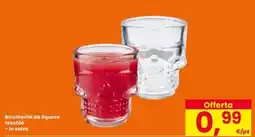 Interspar Bicchierini da liquore teschio - in vetro offerta