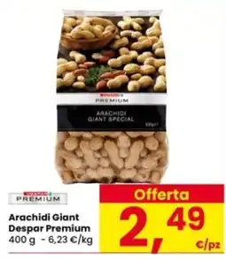 Interspar Arachidi Giant Despar Premium offerta
