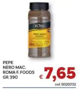 Vivo Supermercati Pepe nero mac. Roma F. Foods offerta