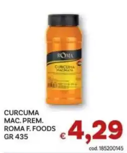 Vivo Supermercati Curcuma mac. prem. Roma F. Foods offerta