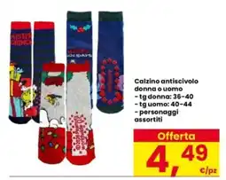 Interspar Calzino antiscivolo donna o uomo offerta