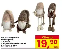 Interspar Gnomo con gambe telescopiche offerta