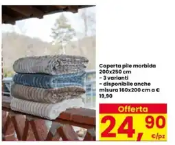 Interspar Coperta pile morbida offerta