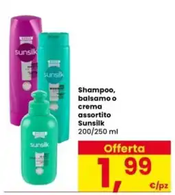 Interspar Shampoo, balsamo o crema assortito Sunsilk offerta