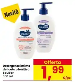 Interspar Detergente intimo delicato o lenitivo Sauber offerta