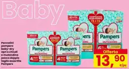 Interspar Pampers Baby-dry Mutandino offerta