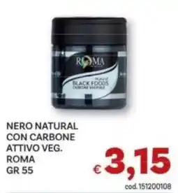 Vivo Supermercati Nero natural con carbone attivo veg. Roma offerta