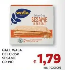 Vivo Supermercati Wasa Del Crisp Sesame offerta