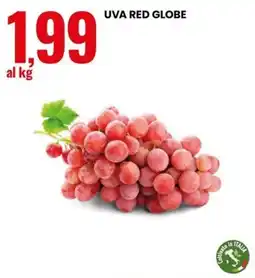 Eurospin Uva Red Globe offerta