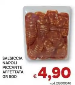 Vivo Supermercati Salsiccia napoli piccante affettata offerta