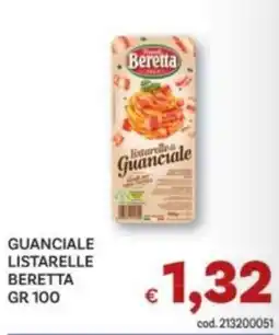 Vivo Supermercati Listarelle di Guanciale Beretta offerta