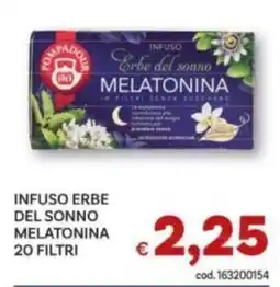Vivo Supermercati Pompador Erbe del sonno Melatonina offerta
