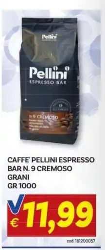 Vivo Supermercati Caffè Pellini Espresso Bar N. 9 Cremoso offerta