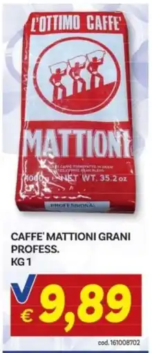 Vivo Supermercati Caffè Mattioni grani profess. offerta