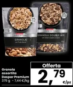 Interspar Granola assortita Despar Premium offerta