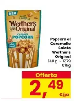 Interspar Popcorn al Caramello Salato Werther's Original offerta